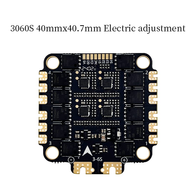 D-RC 3060S 60A 6S Blheli-S ESC for FPV Racing Drone - Blue-J Compatible