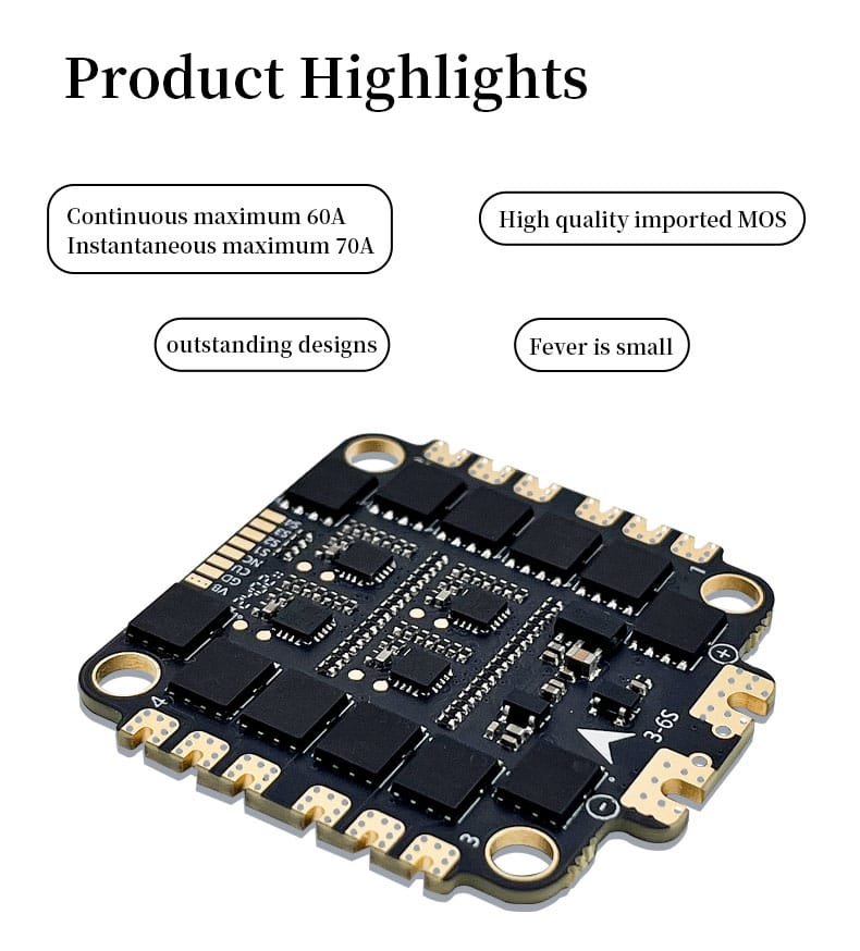 D-RC 3060S 60A 6S ESC protocol and feature details