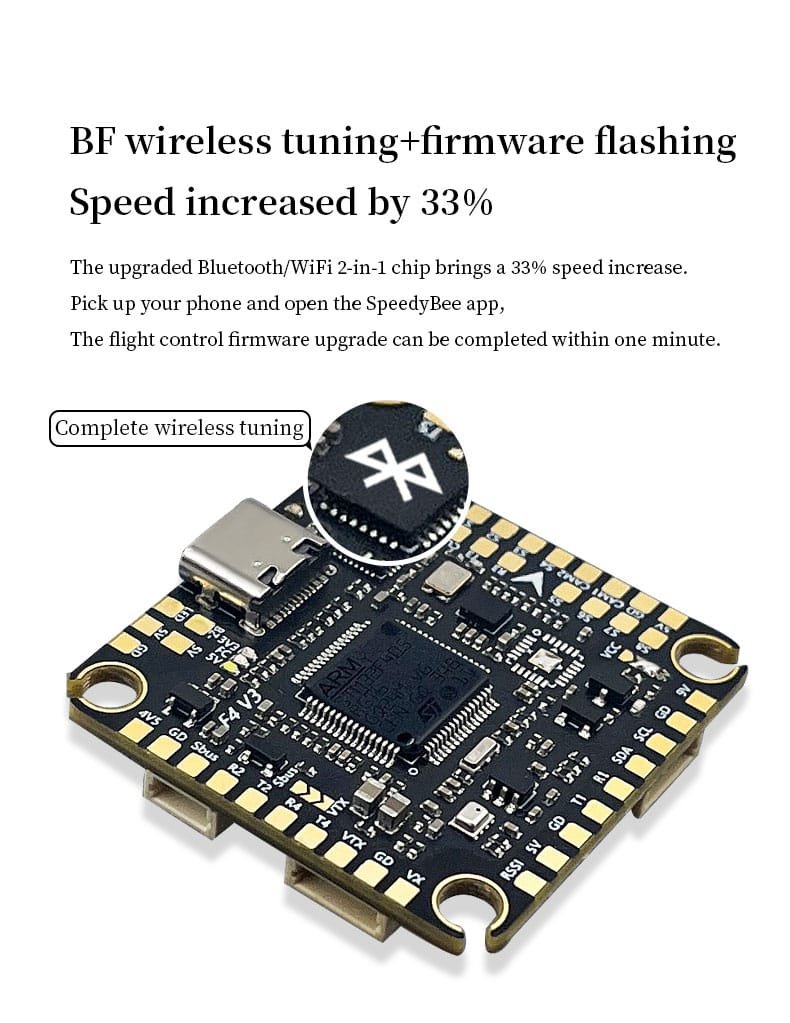 D-F405 V3 flight controller ports OSD and BEC output details