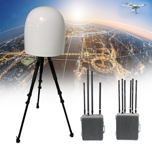 Fixed detection, positioning, detection and countermeasures equipment for unmanned aerial vehicles