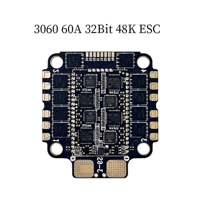 D-RC 3060AM32 32Bit 60A 4-in-1 ESC: Compact Power for FPV Builds