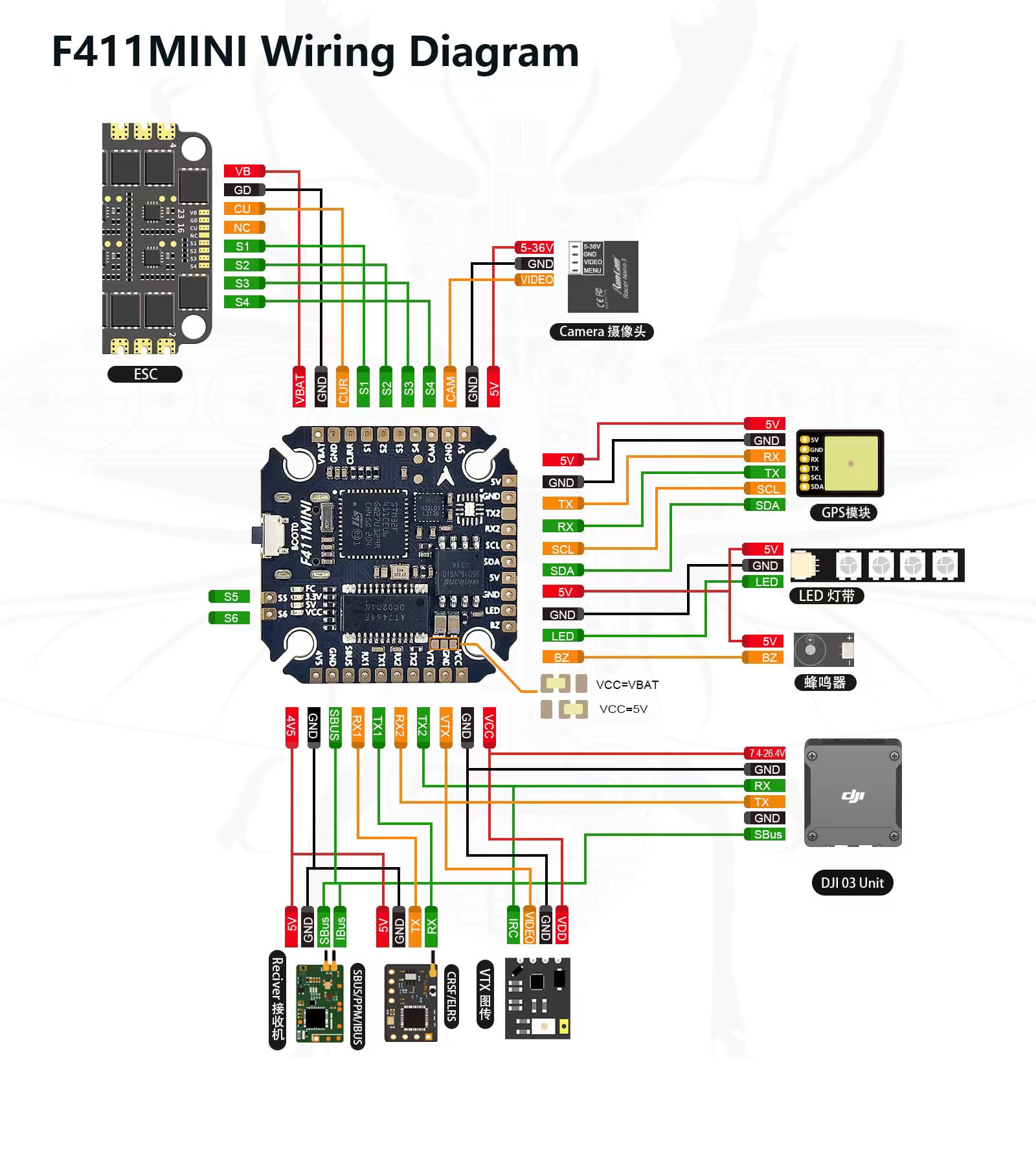 D-F41135 Stack F411MIN FC+2035S 35A 4in1 ESC