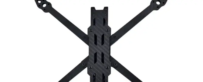 7-inch Drone Rack with X-shaped layout and 330mm wheelbase