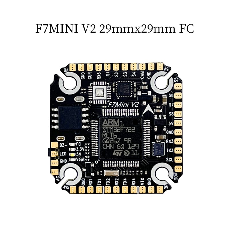 D-F722MINI V2 Flight Controller MPU6500/MPU6000 OSD Barometer 16M BlackBox for Racing Drone