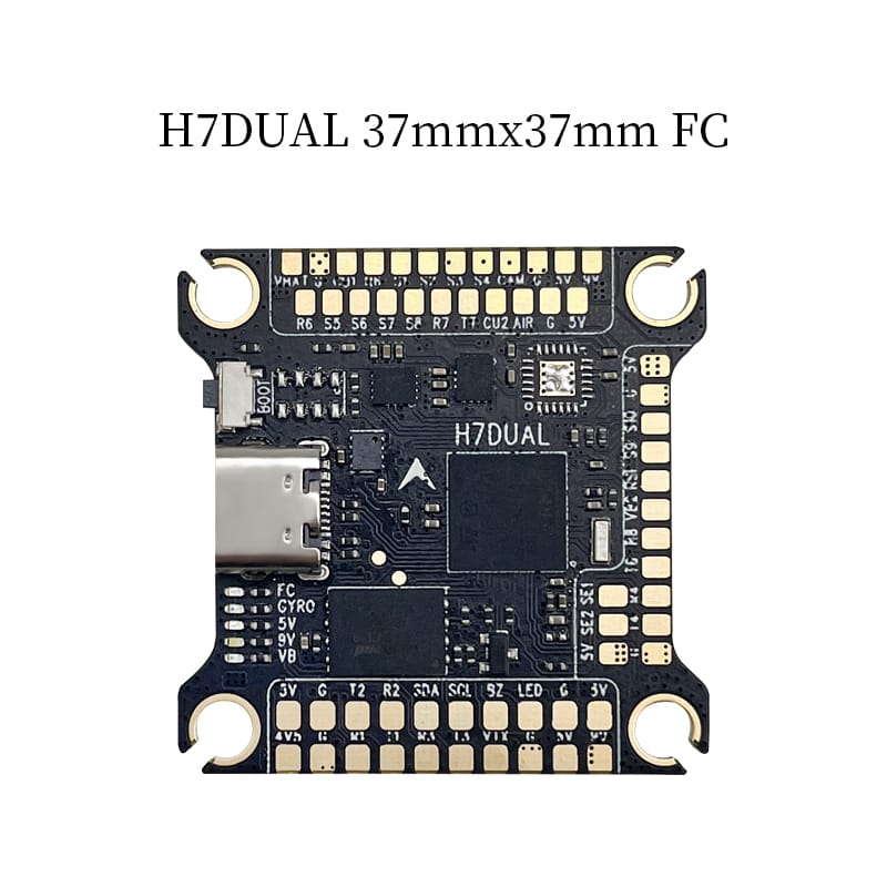 D-H743 flight controller MPU6000x1 BMI270x2 BMP280 BlackBox 128MB for Racing Drone