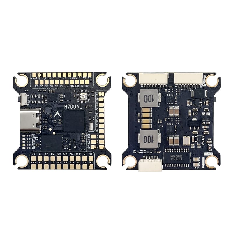 D-H743 flight controller MPU6000x1 BMI270x2 BMP280 BlackBox 128MB for Racing Drone