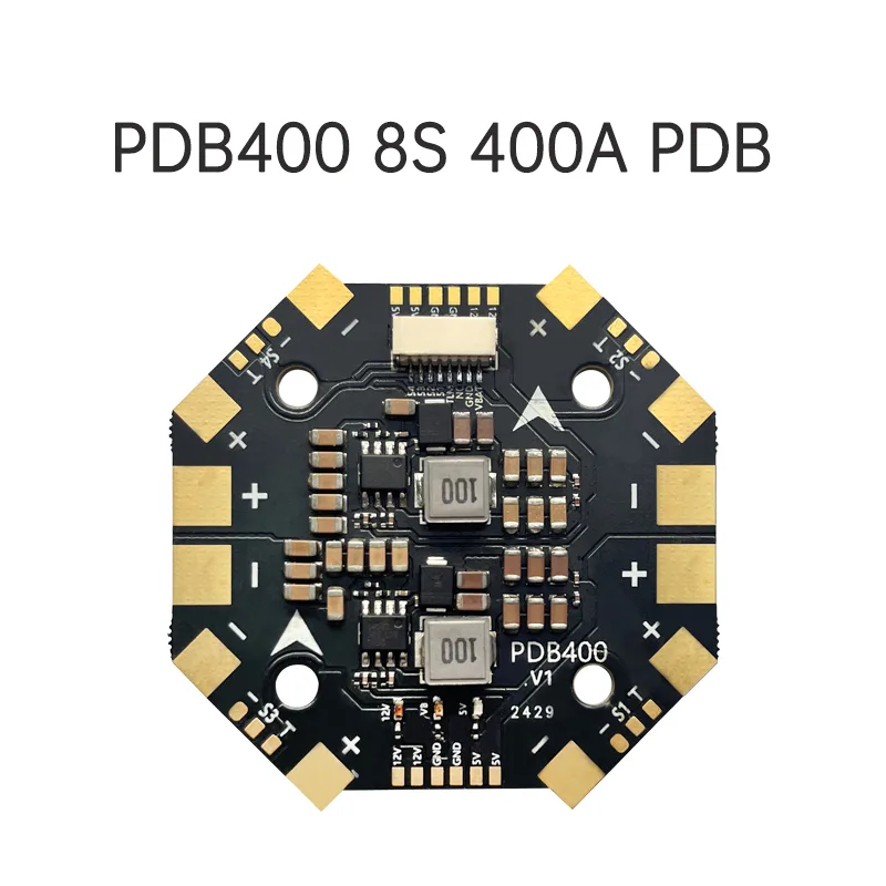 D-Rc PDB400 8S 400A PDB Distribution Board: Compact UAV Power Management