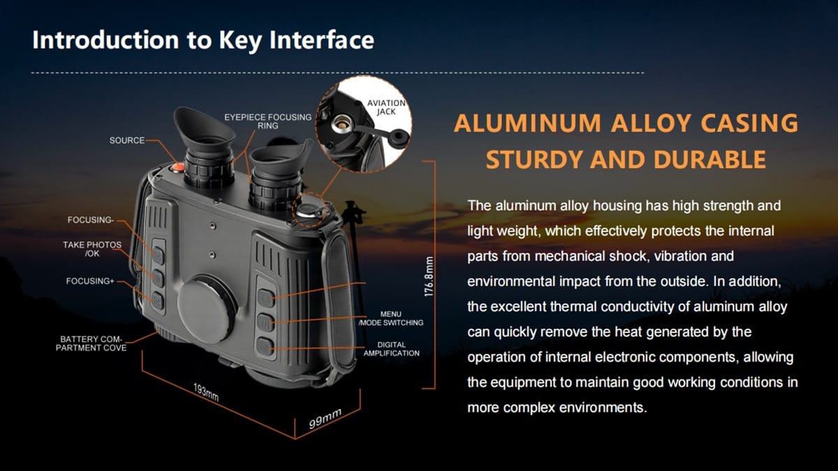 D-C680/D-C690 Binocular Thermal Imaging Telescope - uavauto.com D-C680/D-C690 Binocular Thermal Imaging Telescope