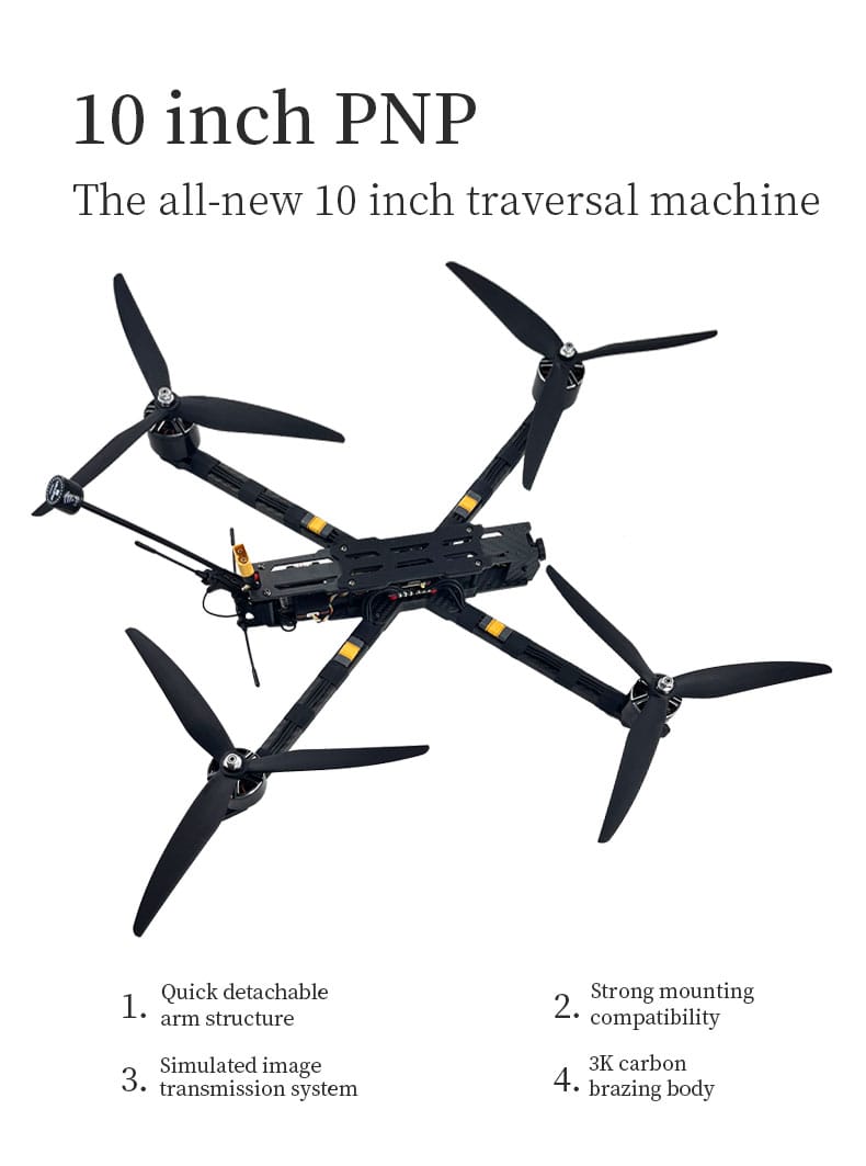 10-inch PNP traversal machine,3K Carbon Fibre Body