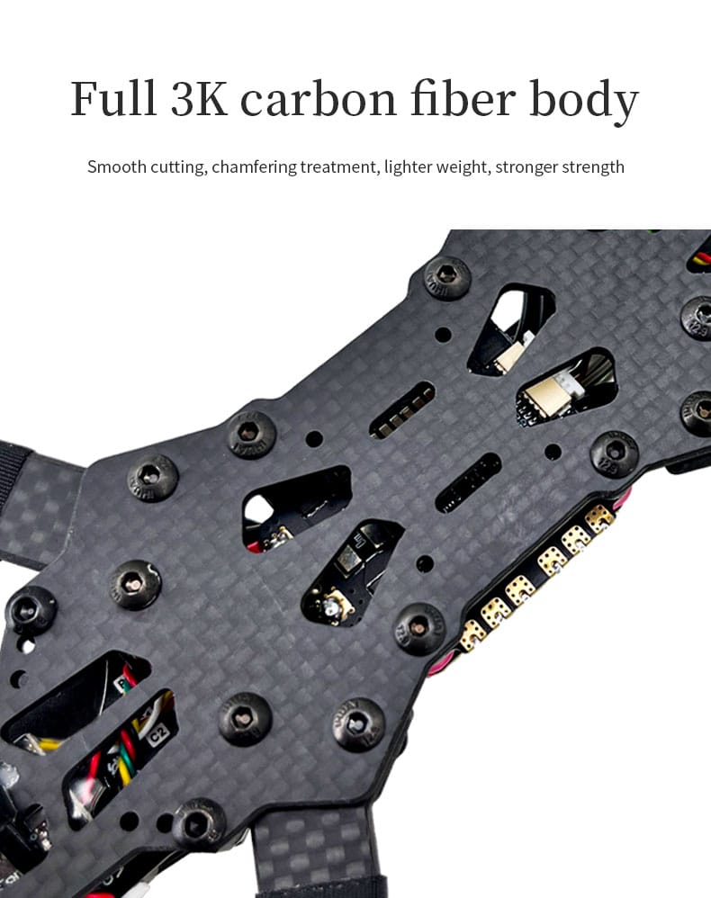 10-inch PNP traversal machine,3K Carbon Fibre Body