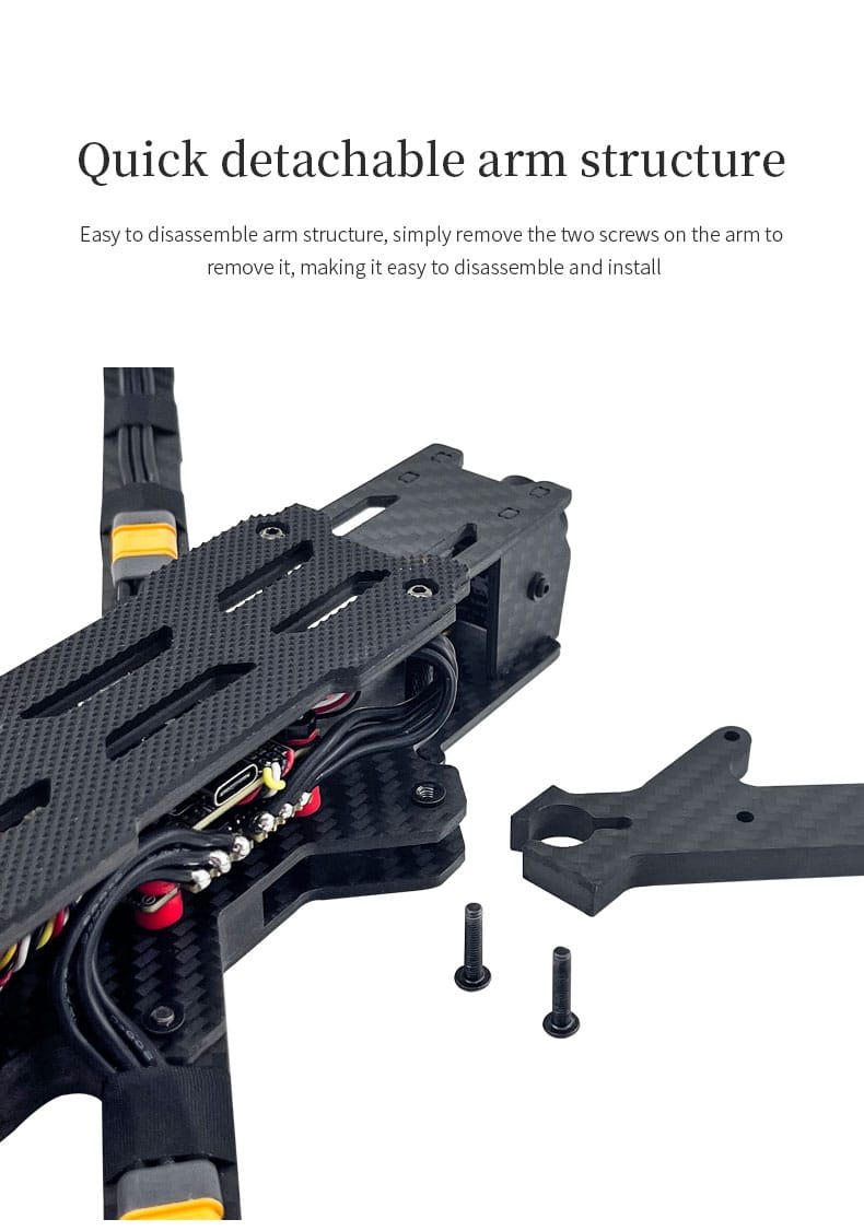 10-inch PNP traversal machine,3K Carbon Fibre Body