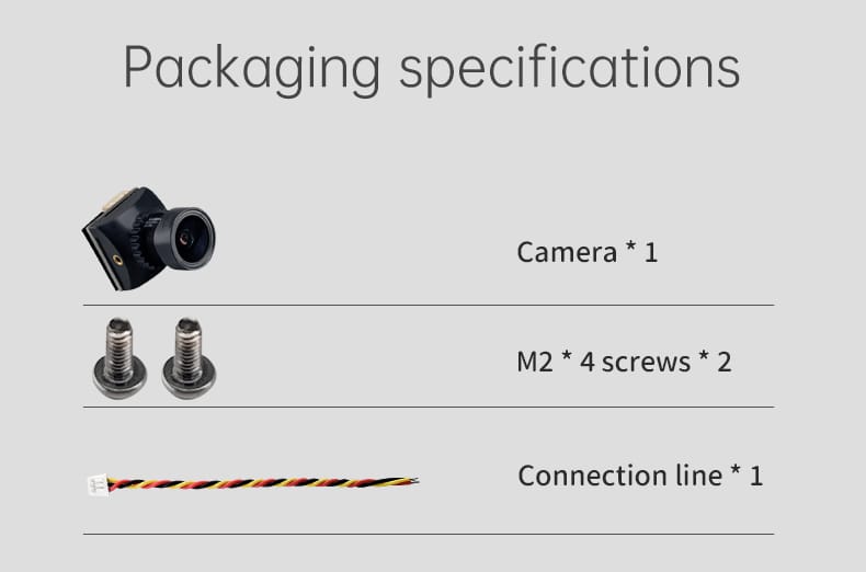 D-CT3 D-RC Falcon Starlight FPV Camera