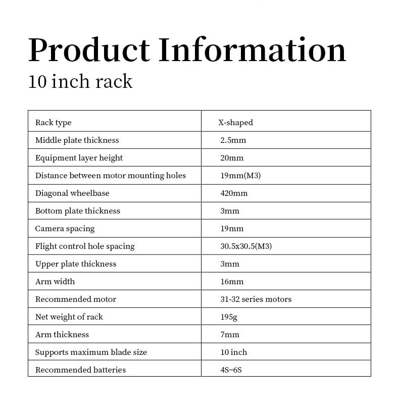 D-RACK-10 10-inch Drone Rack