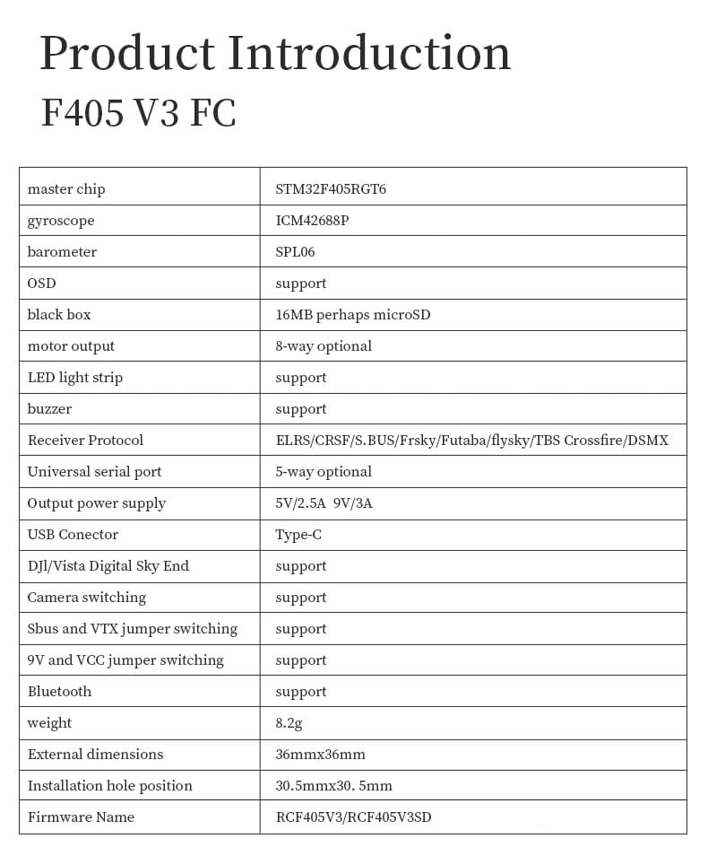 D-F460S V3 Stacd F405 V3 ICM42688 FC BLS 60A 4 in 1ESC 30x30mm 3-6S for FPV Freestyle Drone