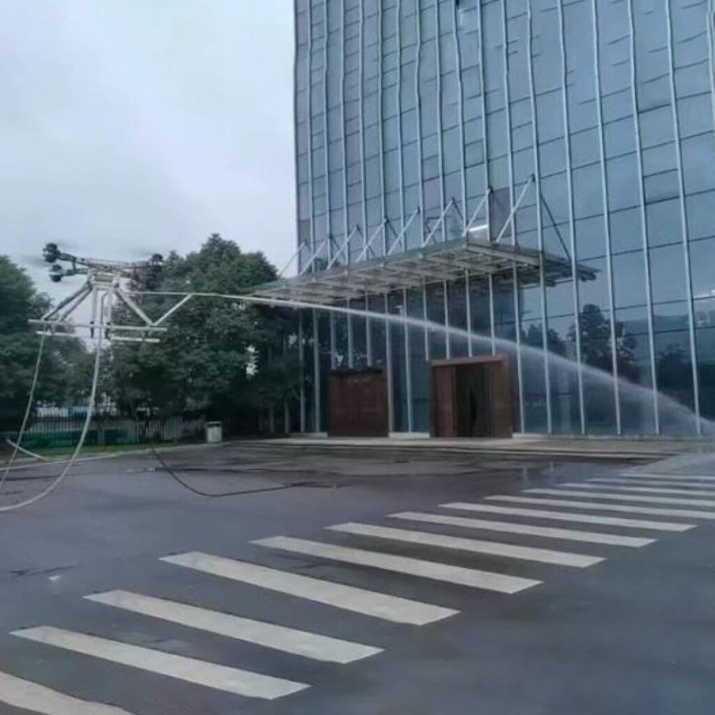 D-QX60 Aerial Drone: Revolutionizing Glass Curtain Wall Cleaning with High-Pressure Performance & Advanced Safety