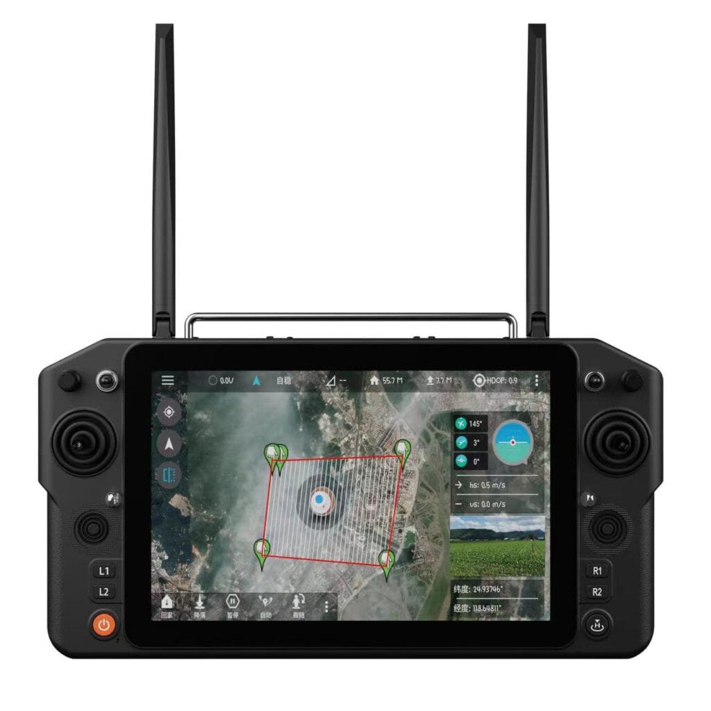 DAH30 Drone Remote Controller: 50KM Range for Professional Missions