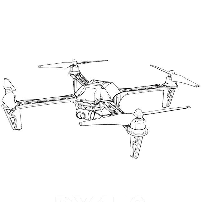 D400 multifunctional FPV drone: equipped with dual axis gimbal, integrating GPS, brushless motor, and obstacle avoidance functions