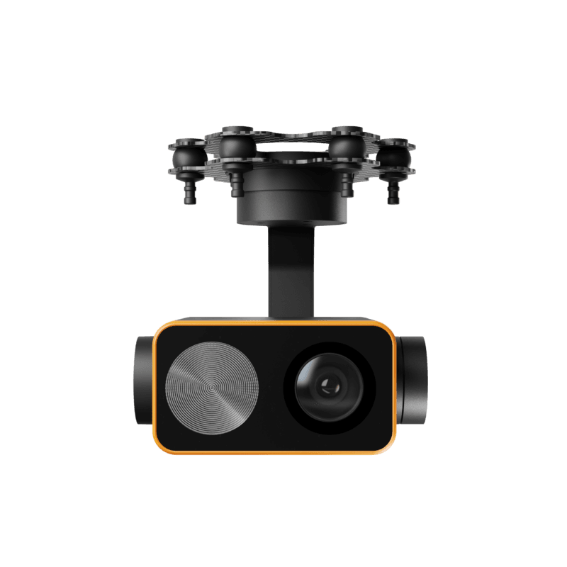 The DA20 is a high-performance, 22x zoom, three-axis stabilized gimbal system designed to provide excellent visual capabilities in various operational environments. It combines a powerful 1080p high-definition camera, a night vision spotlight, and robust triaxial stabilization, making it suitable for a wide range of applications, especially in challenging conditions like night-time or long-range surveillance.