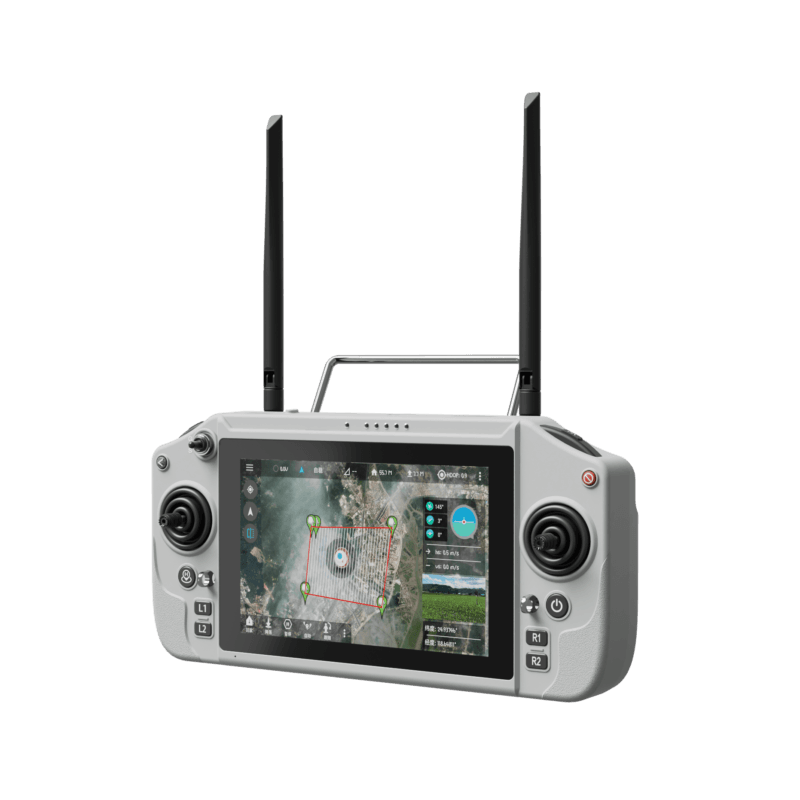 DAG20 is a high-performance remote control system designed for drone operations, featuring advanced functions and powerful performance, making it suitable for various professional fields. This remote control is equipped with a high-resolution display, supports long-distance image transmission and control, has an automatic dual-frequency band switch (2.4GHz/5.8GHz), and offers efficient battery life and fast charging, ensuring stable control of the drone in different environments.