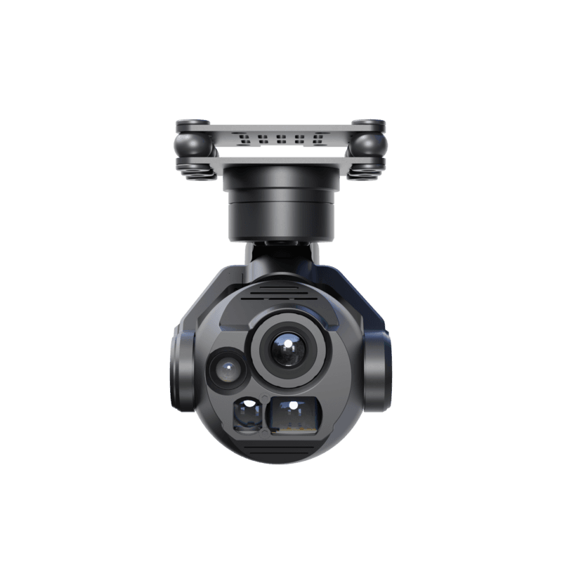 DA13 high-definition multifunctional three light gimbal, 5 million pixels, integrating thermal imaging and laser ranging, with precise ranging and intelligent tracking capabilities