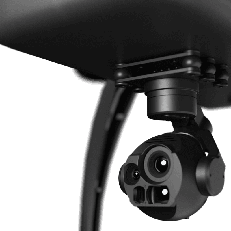 DA13 high-definition multifunctional three light gimbal, 5 million pixels, integrating thermal imaging and laser ranging, with precise ranging and intelligent tracking capabilities