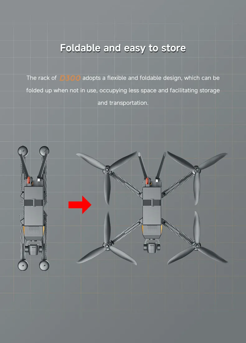 D300+DAG12 12 - uavauto.com Carbon Fibre Fuselage Drone - Dynamic AI Tracking, 3KG Load.