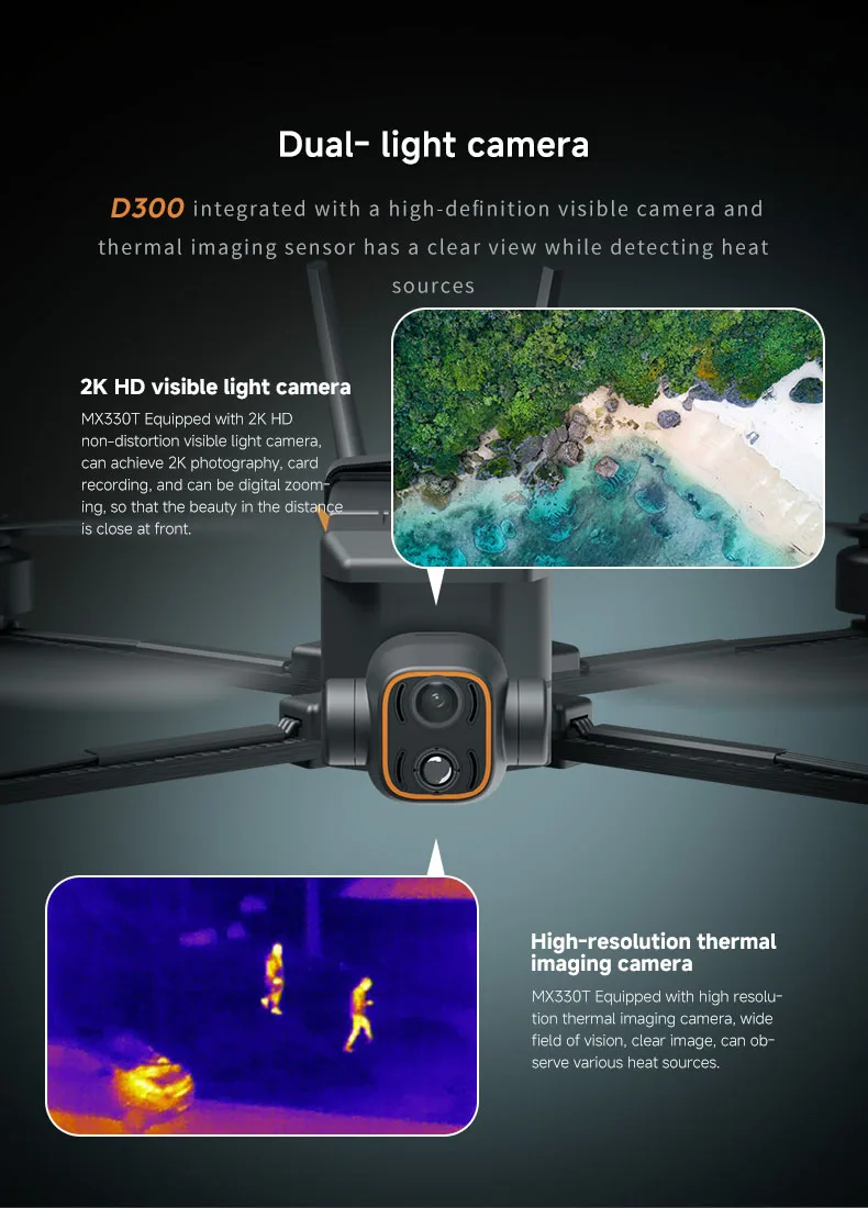 D300+DAG12 9 - uavauto.com Carbon Fibre Fuselage Drone - Dynamic AI Tracking, 3KG Load.