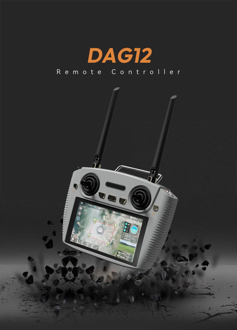 DAG12 high-definition long-distance remote control: Qualcomm chip+20KM transmission, 8-hour battery life, intelligent control preferred