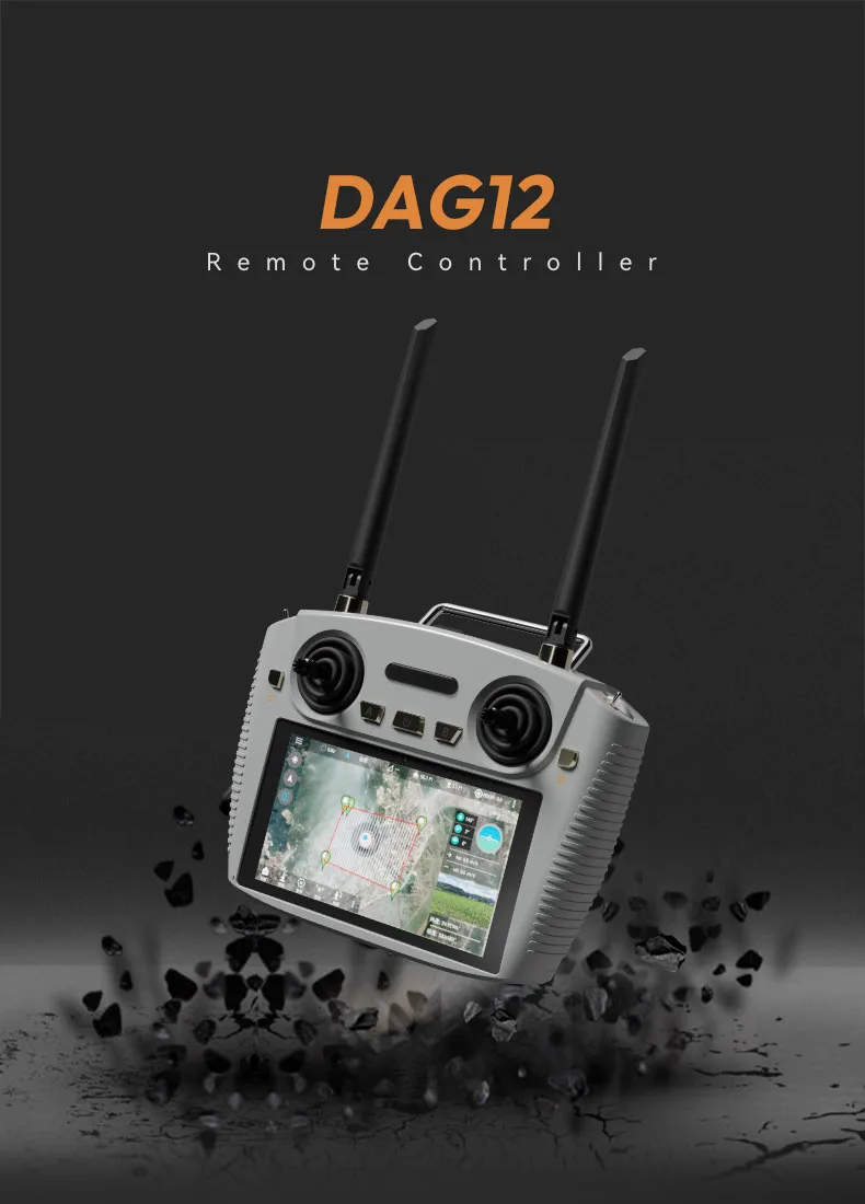 DAG12 drone remote control design and professional controls