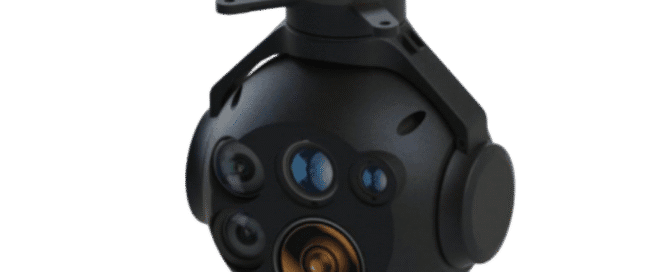 DS110 Tactical-level Micro-pod with compact quad-sensor surveillance and targeting design