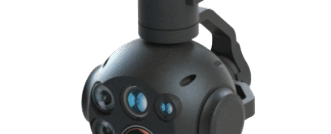DS110 Three-Axis Miniature Pod with gyro-stabilized visible light, infrared, and laser ranging sensors