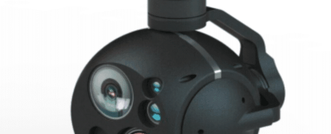 DS30BPRO Three-Light Lightweight Pod with camera, laser ranging, and thermal imaging