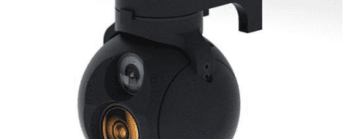 DS80 Tactical-level Miniature Pod with dual-light thermal imaging and compact stabilized housing