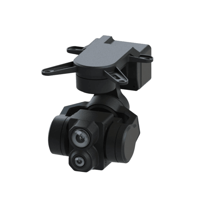 Compact Micro UAV Gimbal Camera with 3-Axis Stabilization and FHD Zoom