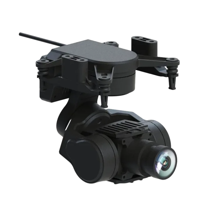 DC3 FHD EO Camera 3-Axis Micro UAV Gimbal for Target Tracking