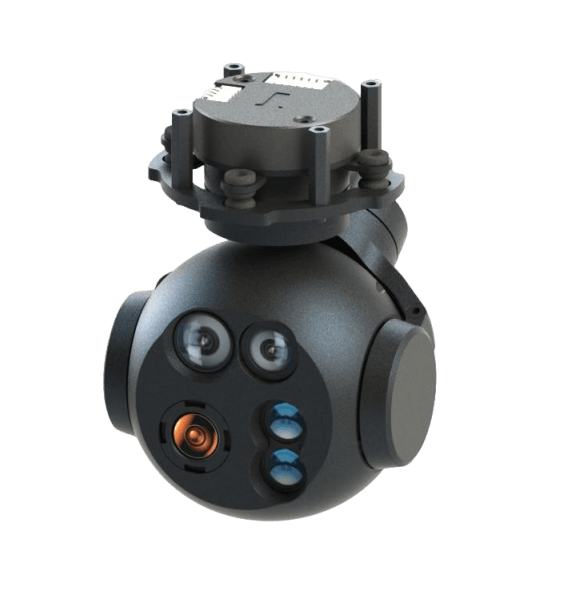 thermal laser rangefinder gimbal with UAV thermal imaging camera and micro gimbal payload