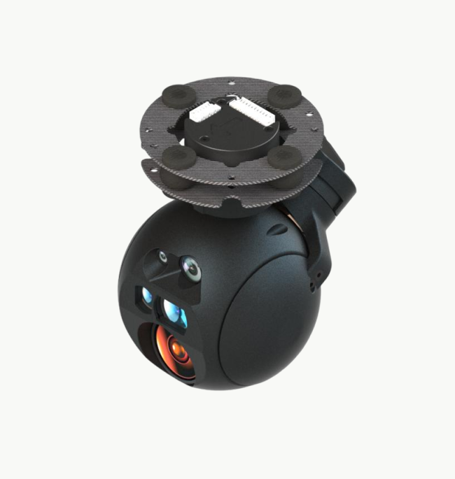 DX3 4K EO IR Thermal Laser Rangefinder 3-Axis UAV Gimbal with Target Tracking