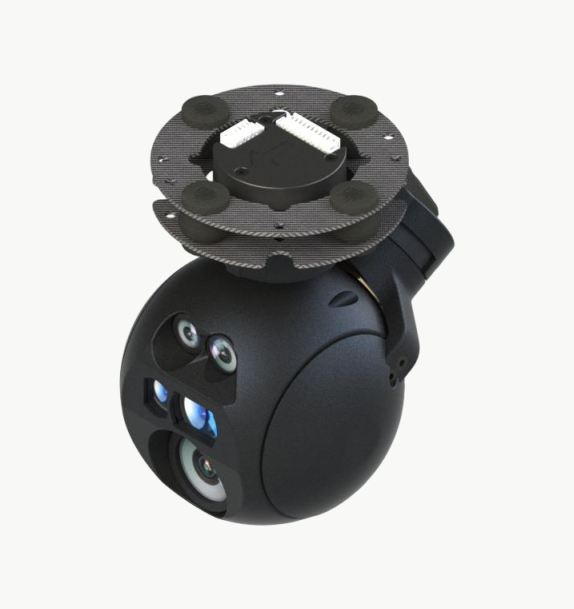 DX3A Dual 4K EO Laser Rangefinder 3-Axis UAV Gimbal Camera with Target Tracking