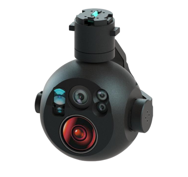 DX4 Dual 4K EO IR Thermal Laser Rangefinder 3-Axis UAV Gimbal with Target Tracking