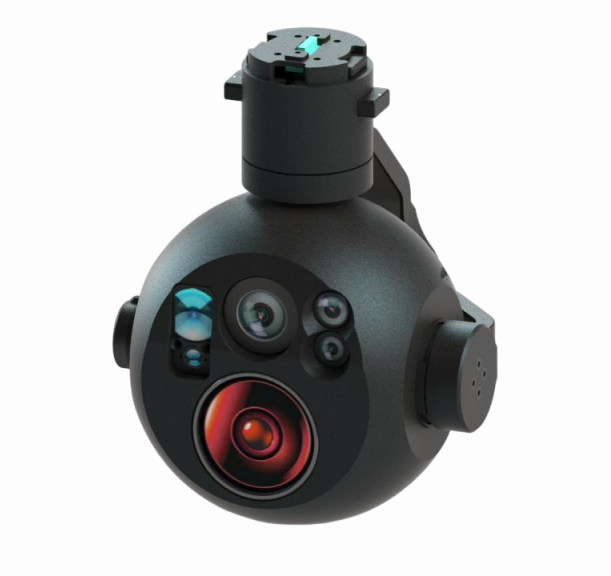 DX4 Dual 4K EO IR Thermal Laser Rangefinder 3-Axis UAV Gimbal with Target Tracking