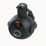 DD360Pro Triple-Mode EO/IR micro gimbal pod on a white background