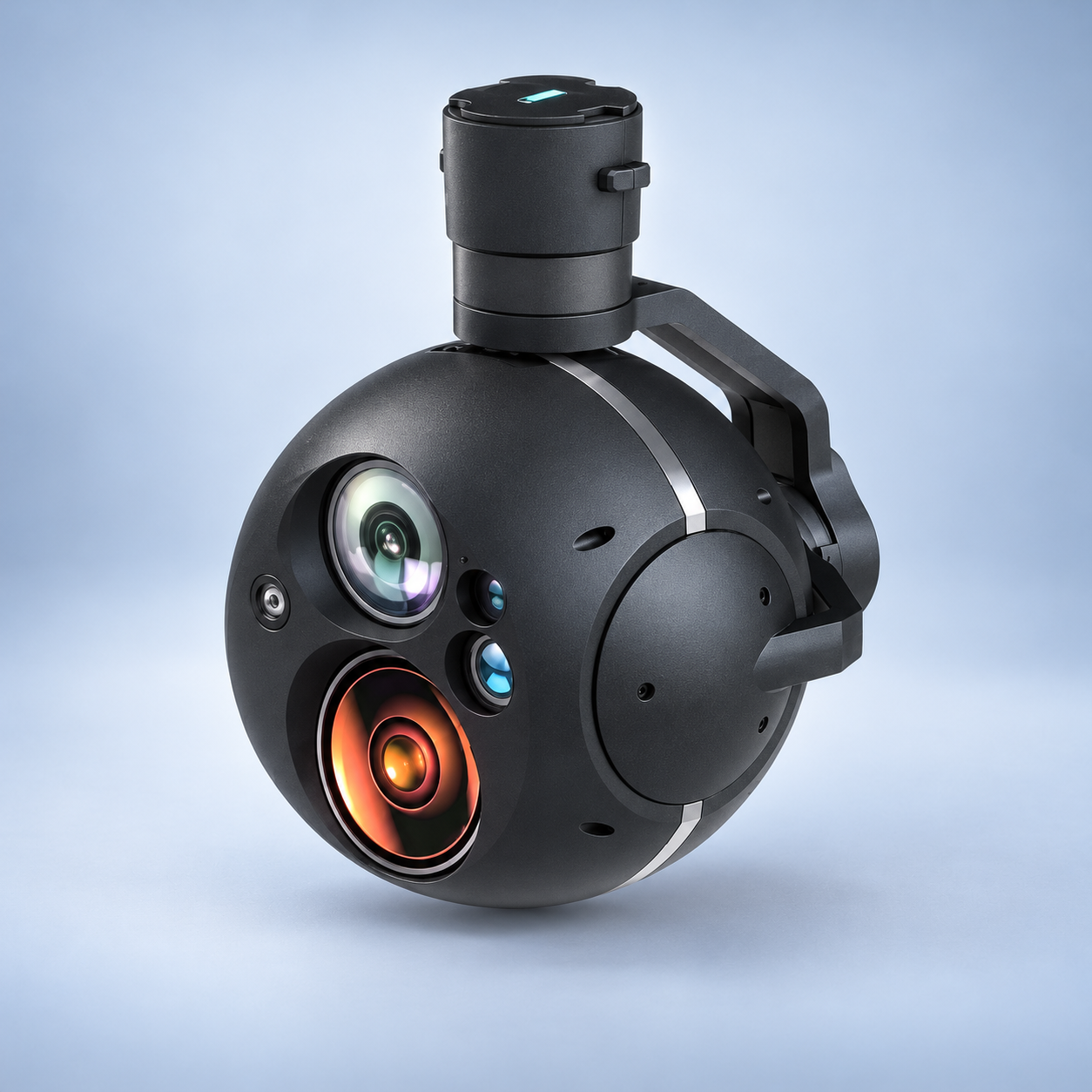DS30E Triple-Sensor EO/IR Laser Rangefinder Gimbal
