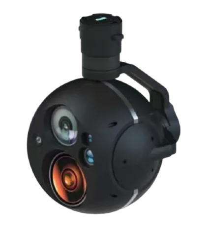 DS30E EO/IR Gimbal: Triple-Sensor Thermal Drone Camera with Laser Rangefinder & AI Tracking