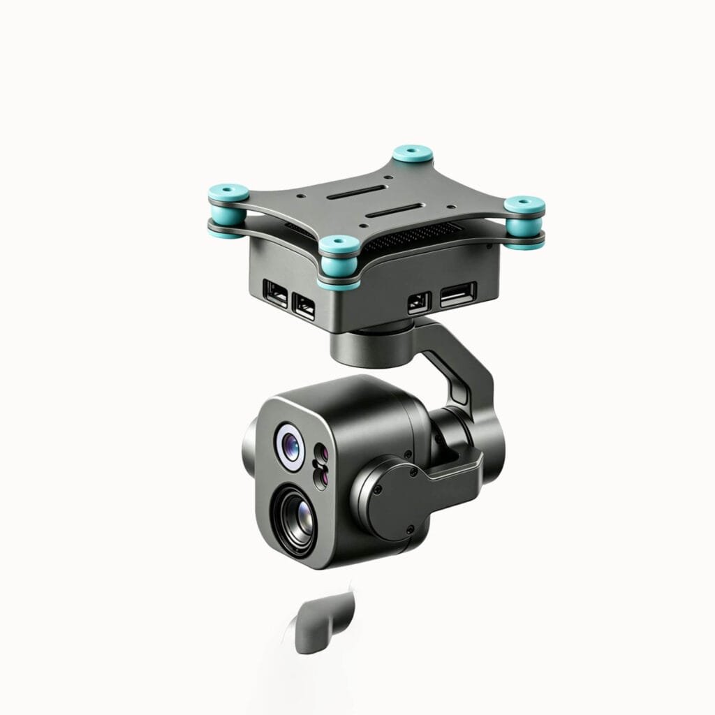 DA531 EO/IR Gimbal: Lightweight Three-Axis UAV Gimbal Camera with Thermal Imaging